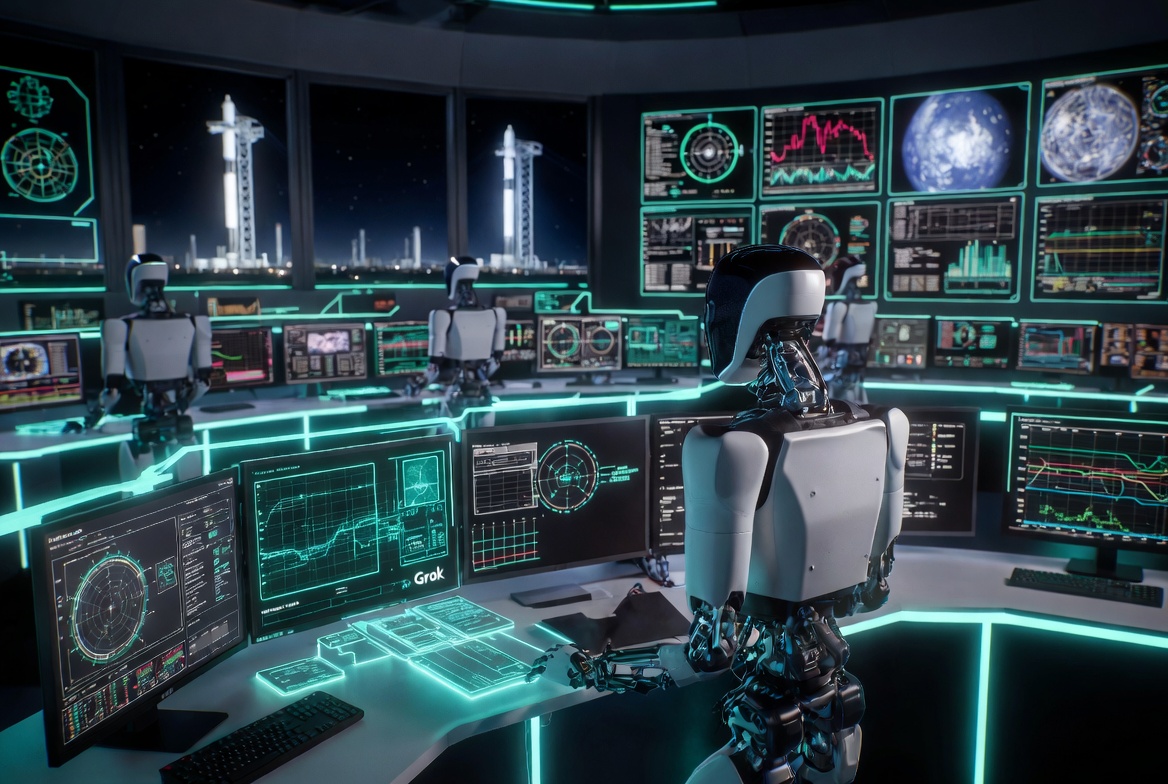 Digital Optimus running 24/7 operations — Grok intelligence meets autonomous execution. The swarm never sleeps.